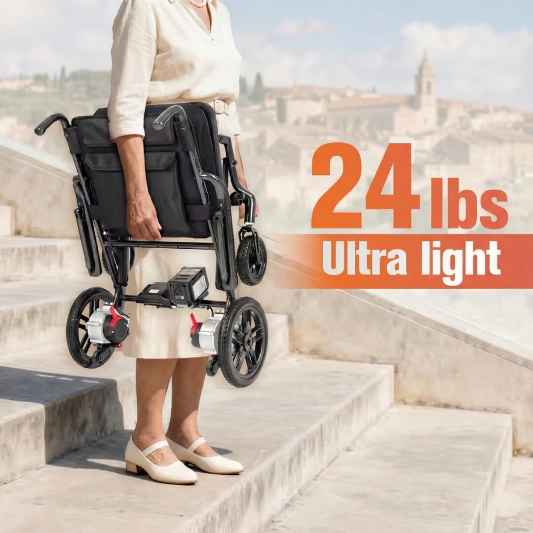 Carbon Elite Electric Power Chair – Ultra Lightweight Carbon Fiber Frame - Ghost Mobility