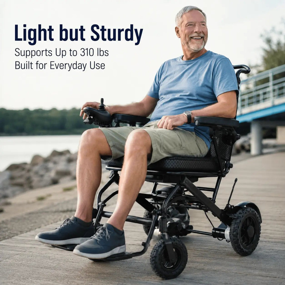 Premium Featherweight Electric Power Chair - Ghost Mobility