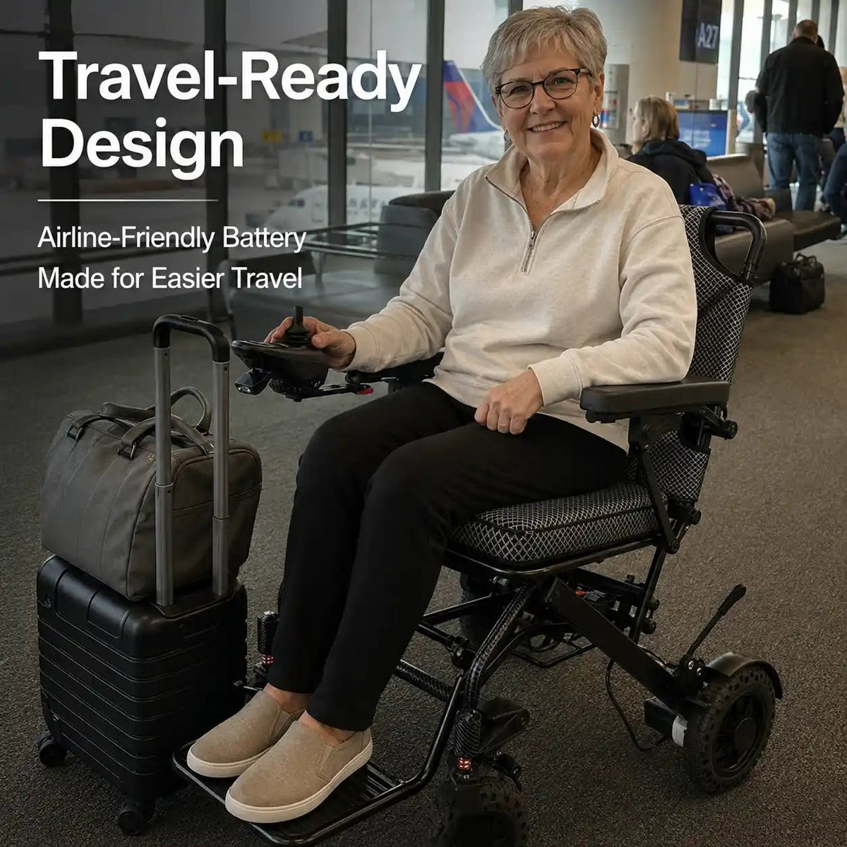 Premium Featherweight Electric Power Chair - Ghost Mobility