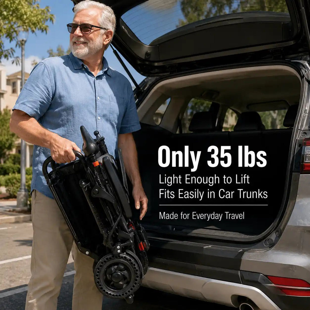 Premium Featherweight Electric Power Chair - Ghost Mobility