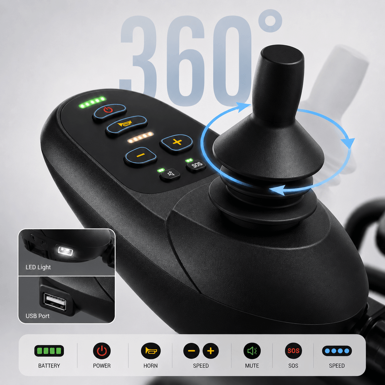 Premium Featherweight Electric Power Chair – Ultra-Portable - Ghost Mobility
