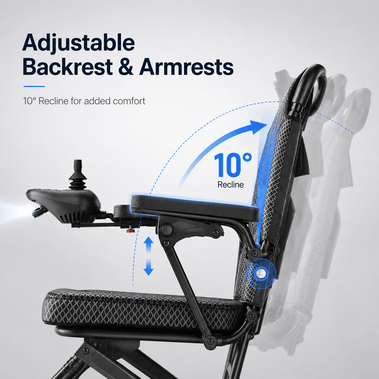 Premium Featherweight Electric Power Chair – Ultra-Portable - Ghost Mobility