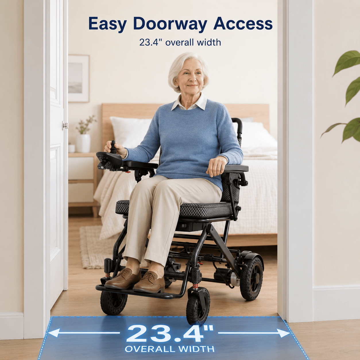 Premium Featherweight Electric Power Chair – Ultra-Portable - Ghost Mobility