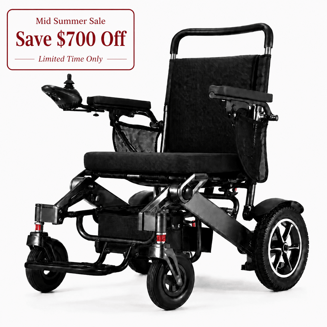 Premium Foldable Electric Power Chair - Ghost Mobility