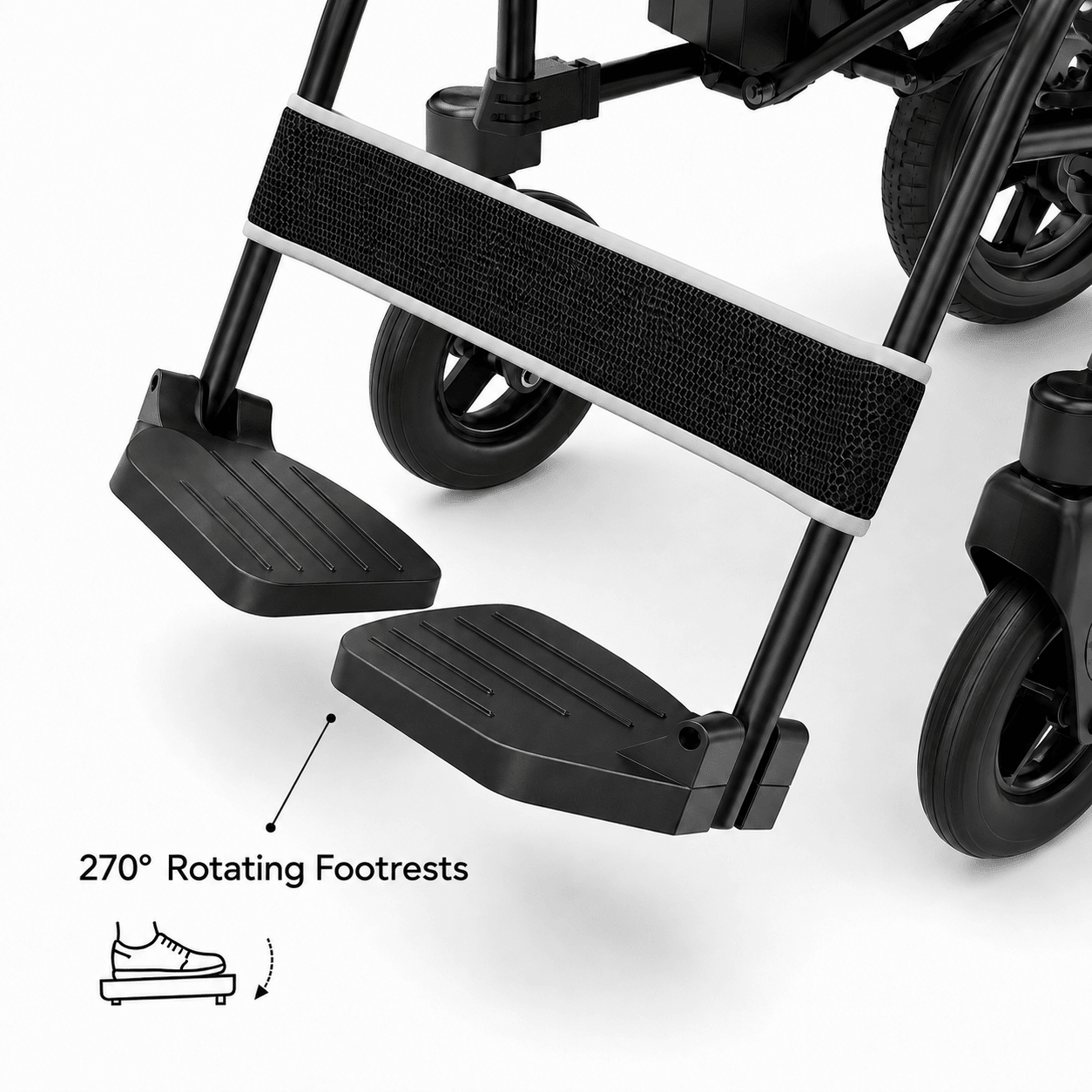 Premium Foldable Electric Power Chair - Long Range & Lightweight - Ghost Mobility