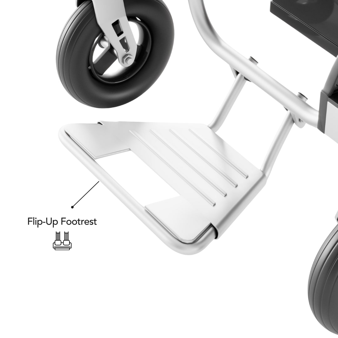 Premium Foldable Electric Wheelchair - Long Range & Lightweight Comfort - Ghost Mobility