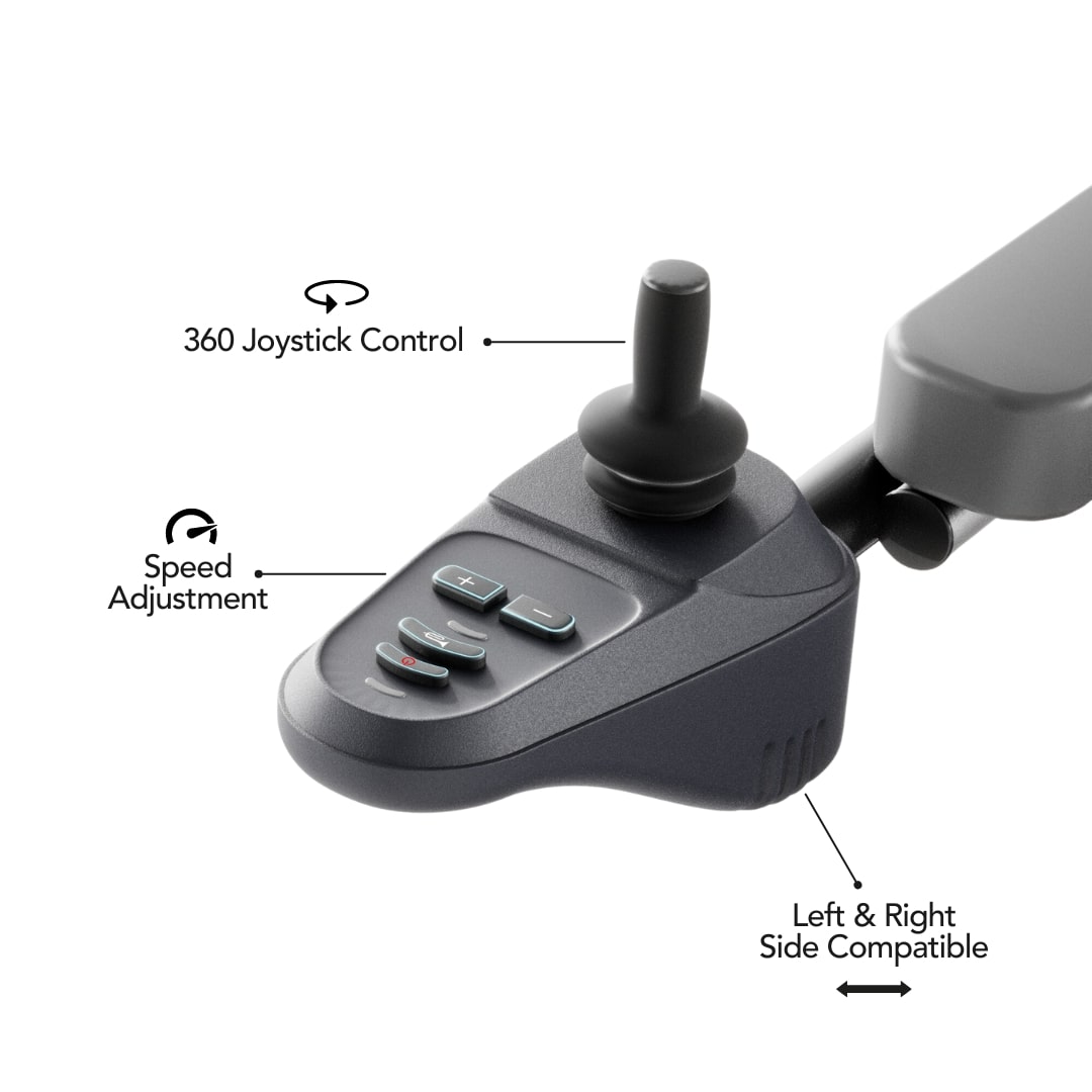 Premium Foldable Electric Wheelchair - Long Range & Lightweight Comfort - Ghost Mobility
