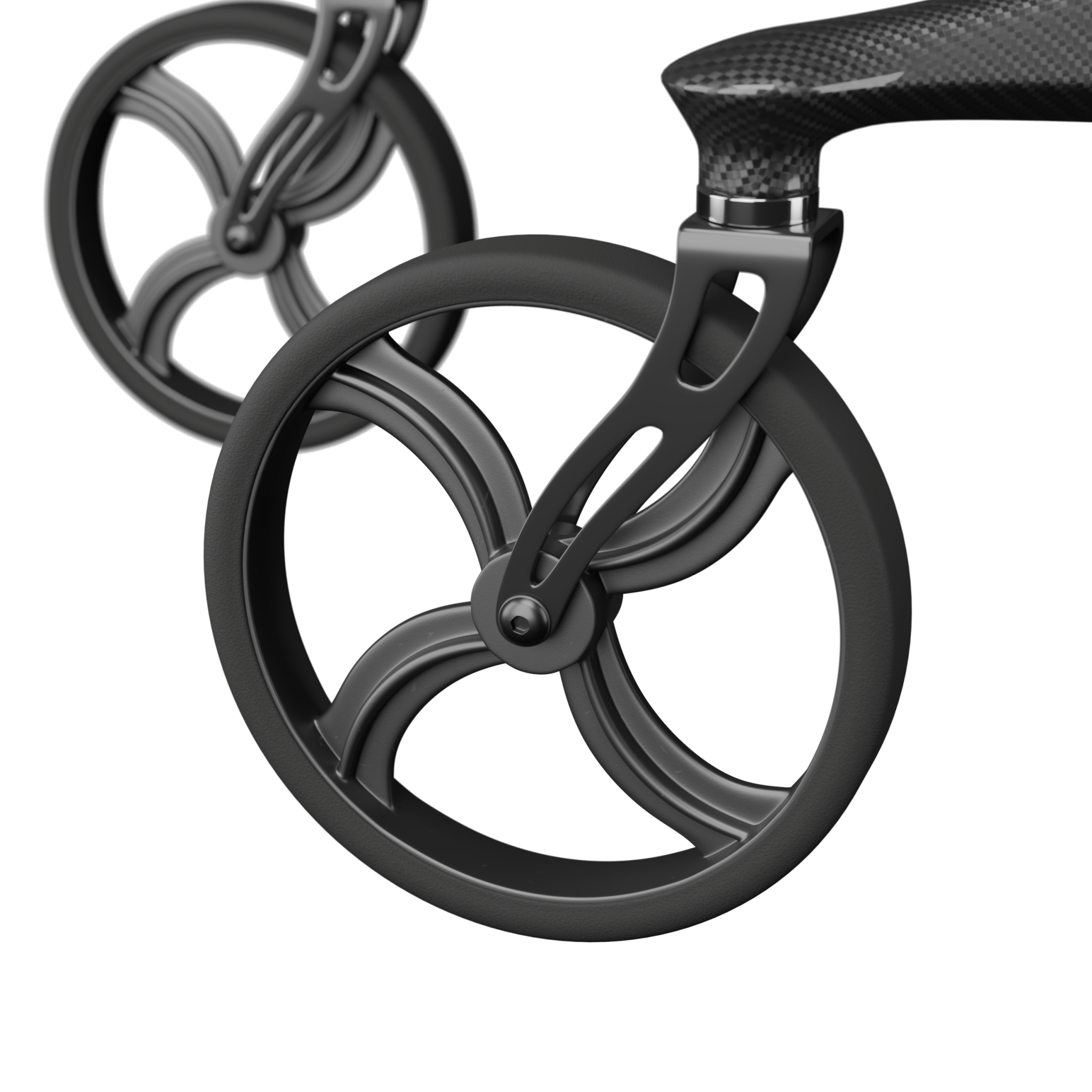 Ultra - Light Carbon Fiber Walker – Premium Mobility Aid - Ghost Mobility