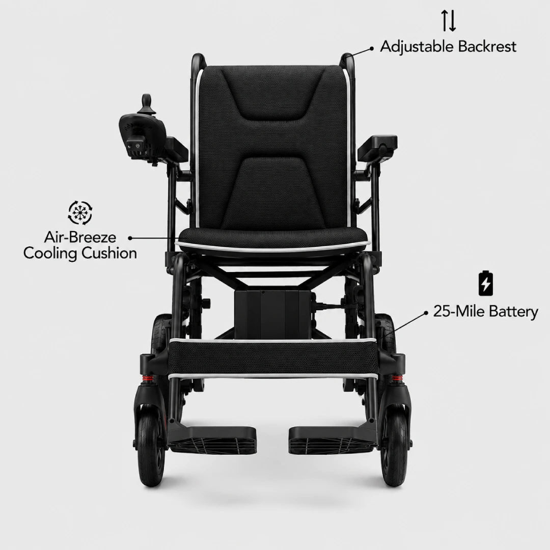 Premium Foldable Electric Power Chair - Ghost Mobility