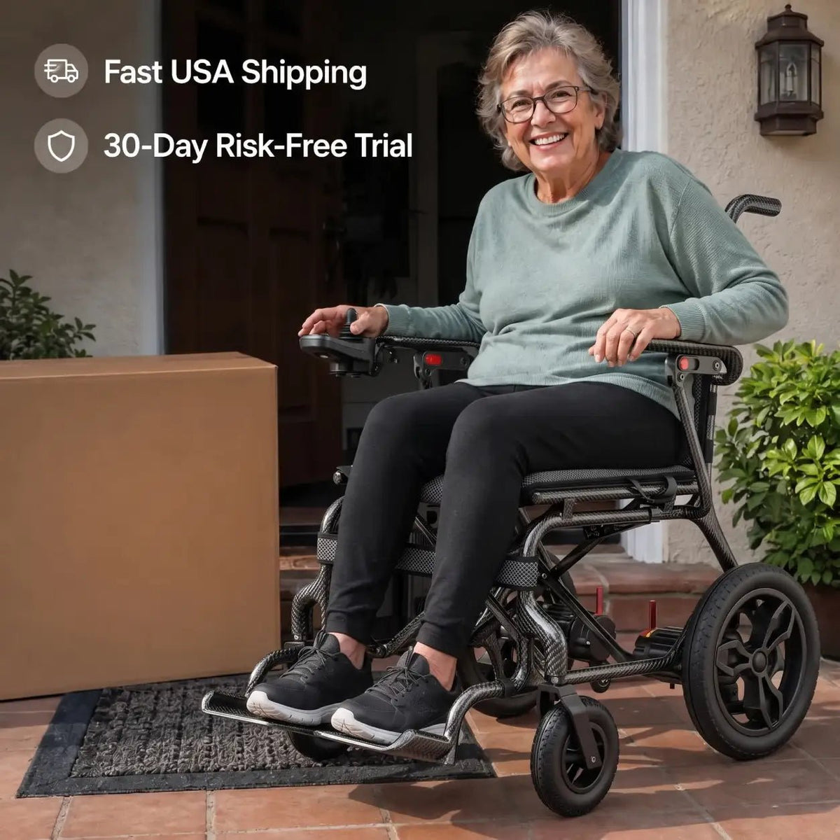 Weightless Carbon Fiber Electric Wheelchair - Ghost Mobility